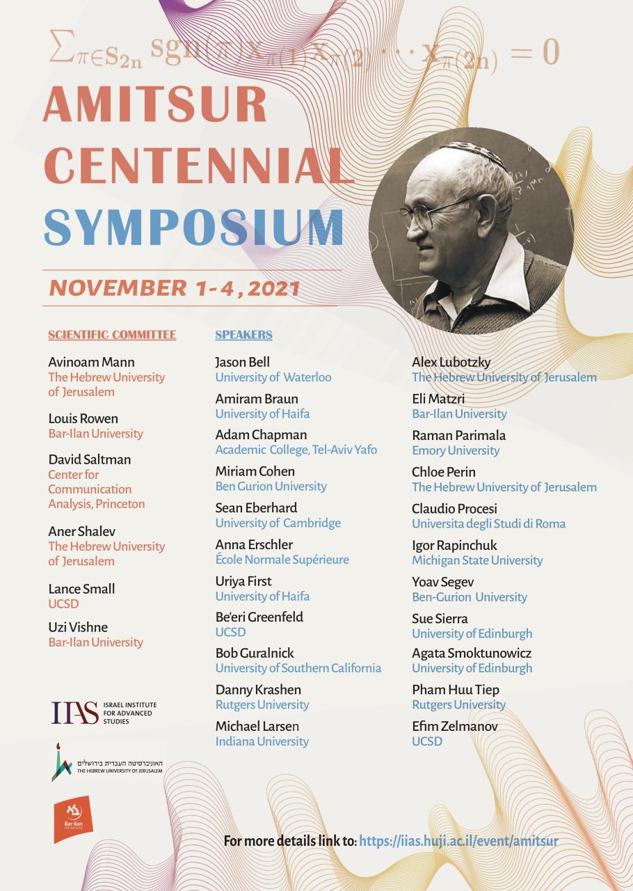 https://iias.huji.ac.il/event/amitsur Amitsur Centennial Symposium conference 